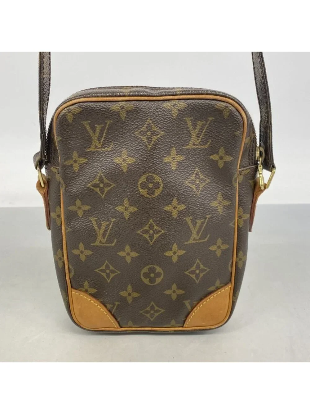 Louis Vuitton Shoulder Bag Monogram Danube Brown